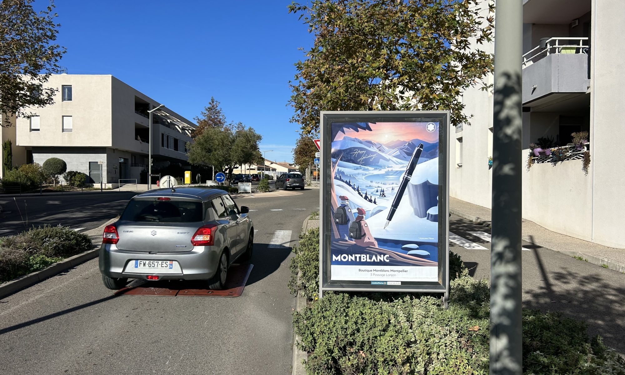 affichage urbain vendargues