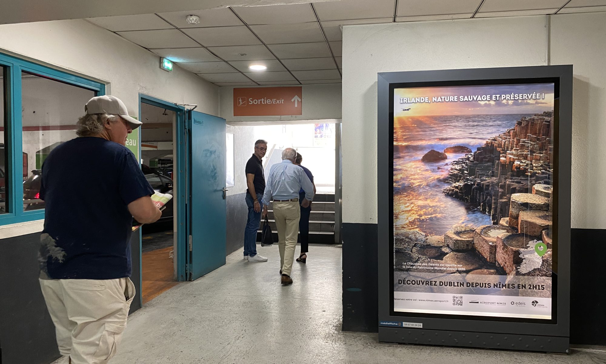 Panneau parking arc de triomphe
